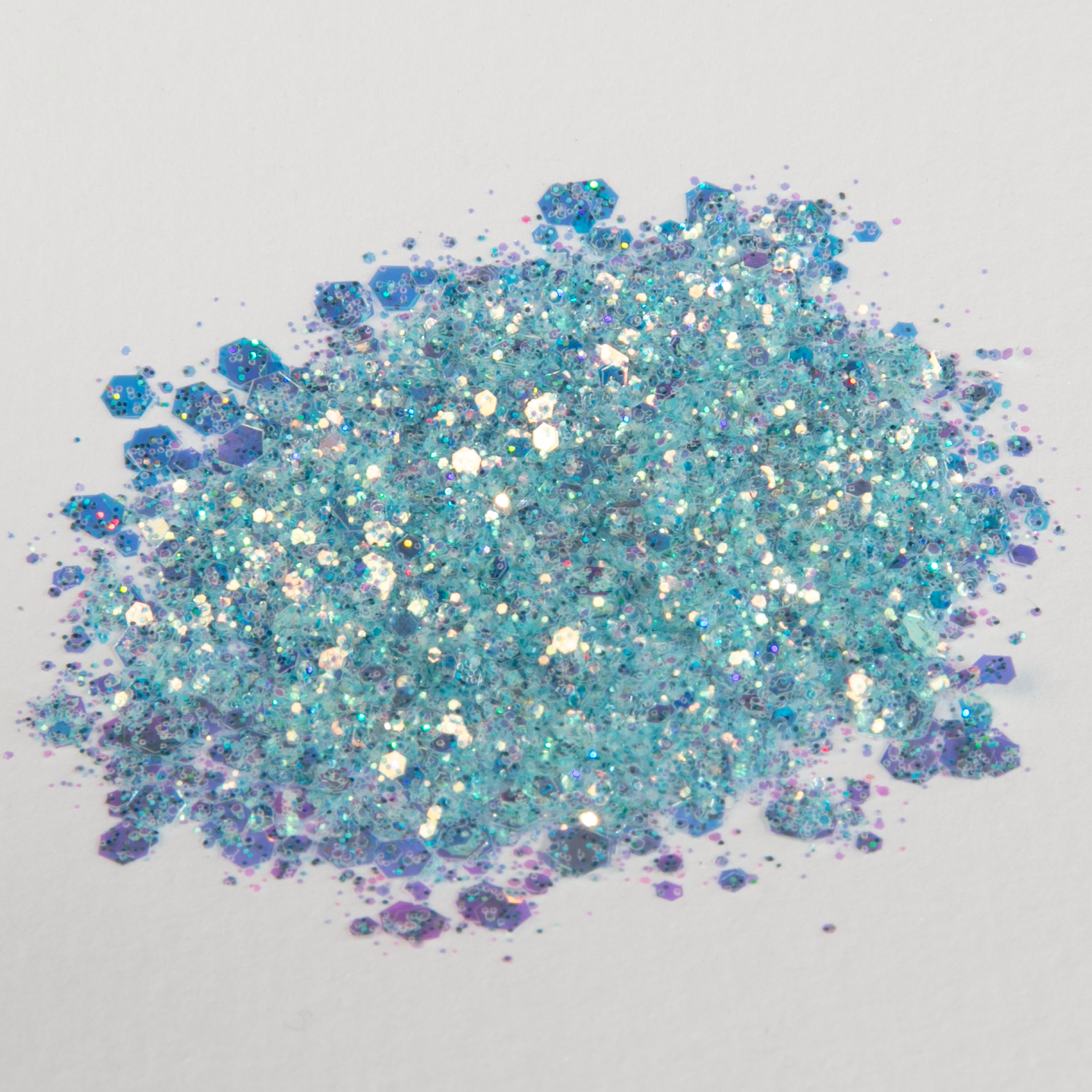 Light Gray Urban Crafter Mixology Opal Chunky Glitter-Sky Blue Opal 10g Resin Craft