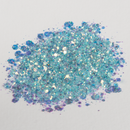 Light Gray Urban Crafter Mixology Opal Chunky Glitter-Sky Blue Opal 10g Resin Craft