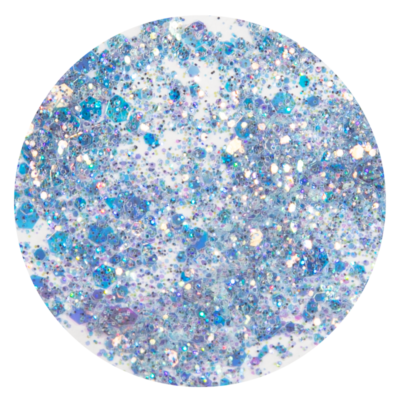 Light Steel Blue Urban Crafter Mixology Opal Chunky Glitter-Blue Opal 10g Resin Craft