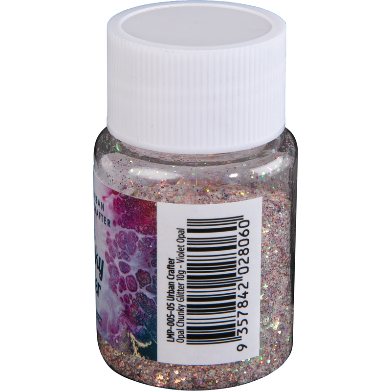 Gray Urban Crafter Mixology Opal Chunky Glitter-Violet Opal 10g Resin Craft