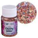 Rosy Brown Urban Crafter Mixology Opal Chunky Glitter-Pink Opal 10g Resin Craft