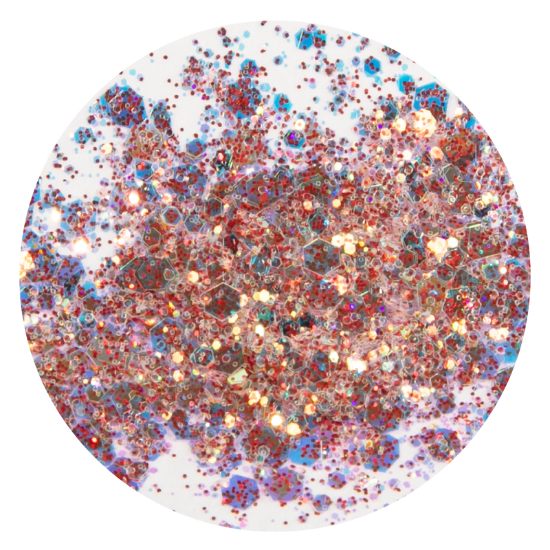 Rosy Brown Urban Crafter Mixology Opal Chunky Glitter-Pink Opal 10g Resin Craft