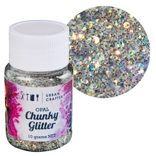 Gray Urban Crafter Mixology Opal Chunky Glitter-Dark Green 10g Resin Craft