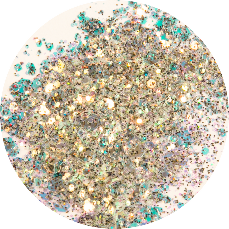 Tan Urban Crafter Mixology Opal Chunky Glitter-Gold Opal 10g Resin Craft