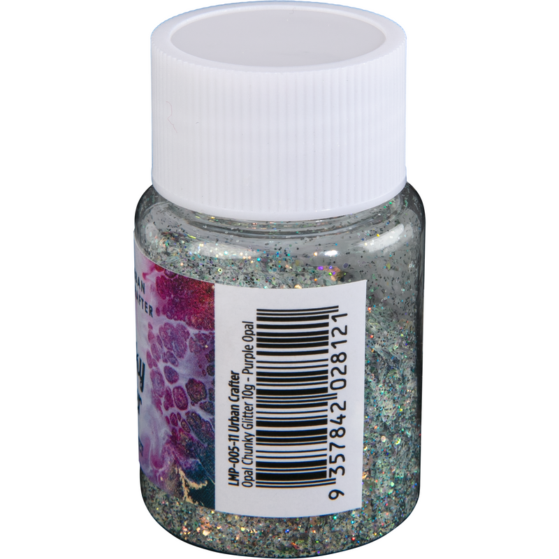 Light Gray Urban Crafter Mixology Opal Chunky Glitter-Purple Opal 10g Resin Craft