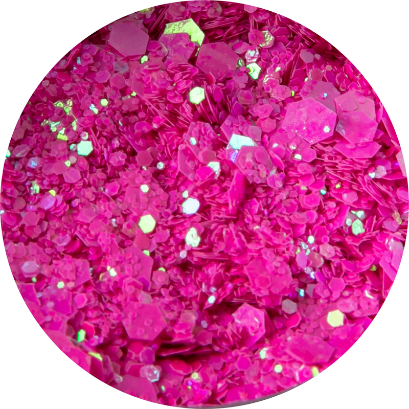 Violet Red Urban Crafter Chameleon Chunky Glitter-Fuchsia, Violet 10g Resin Craft