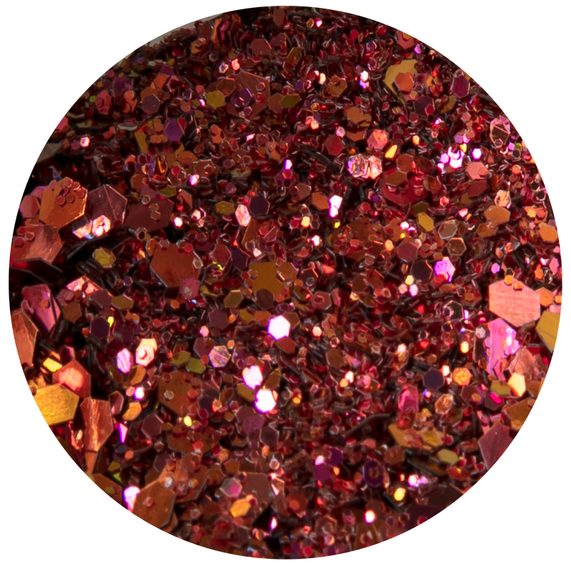 Dark Red Urban Crafter Chameleon Chunky Glitter-Hot Pink, Purple 10g Resin Craft