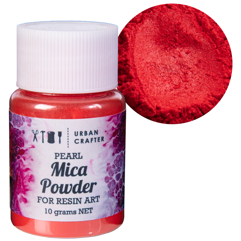 Firebrick Urban Crafter Mica Powder-Red 10g Resin Craft