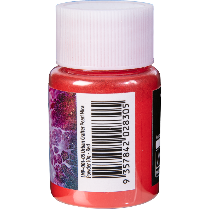 Light Gray Urban Crafter Mica Powder-Red 10g Resin Craft