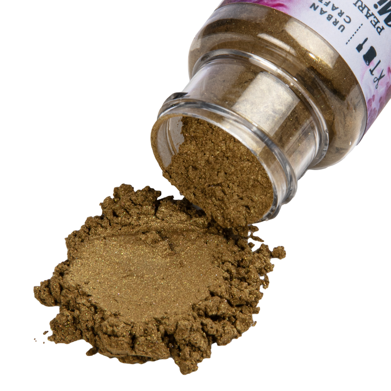 Dark Olive Green Urban Crafter Mica Powder-Bronze Gold Color 10g Resin Craft