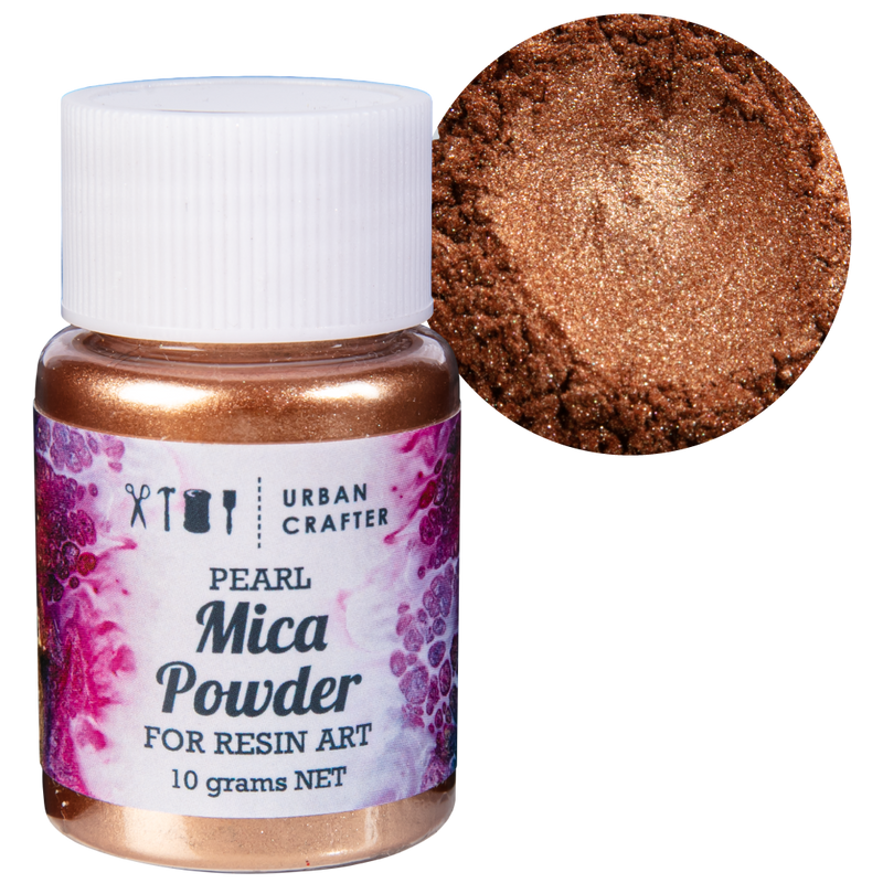 Light Gray Urban Crafter Mica Powder-Bronze 10g Resin Craft