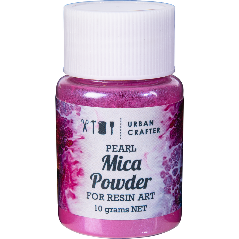 Light Gray Urban Crafter Mica Powder-Rose Red 10g Resin Craft