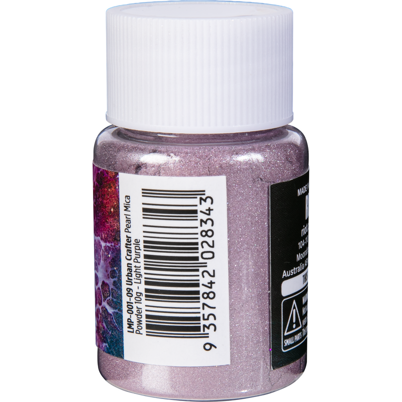 Light Gray Urban Crafter Mica Powder-Light Purple 10g Resin Craft