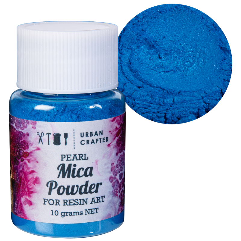 Light Gray Urban Crafter Mica Powder-Dark Blue 10g Resin Craft