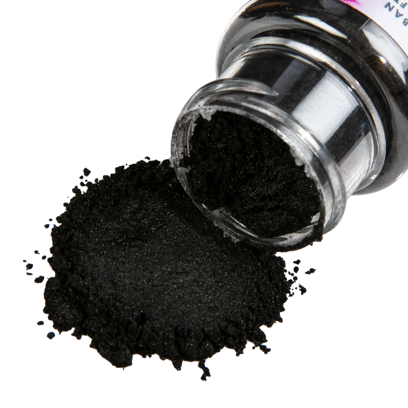 Black Urban Crafter Mica Powder-Black 10g Resin Craft