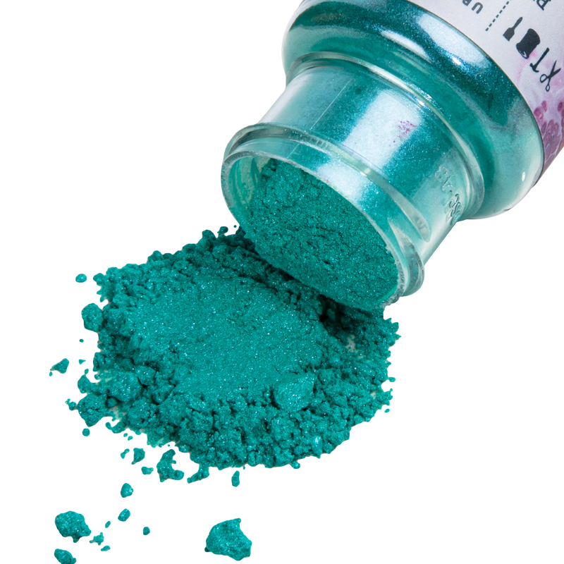 Dark Cyan Urban Crafter Mica Powder-Bluish Green 10g Resin Craft