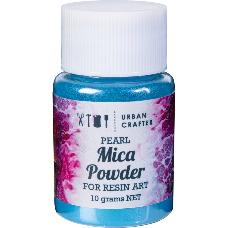 Steel Blue Urban Crafter Mica Powder-Blue 10g Resin Craft