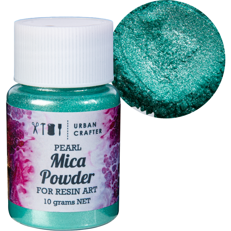 Light Gray Urban Crafter Mica Powder-Bright Green 10g Resin Craft