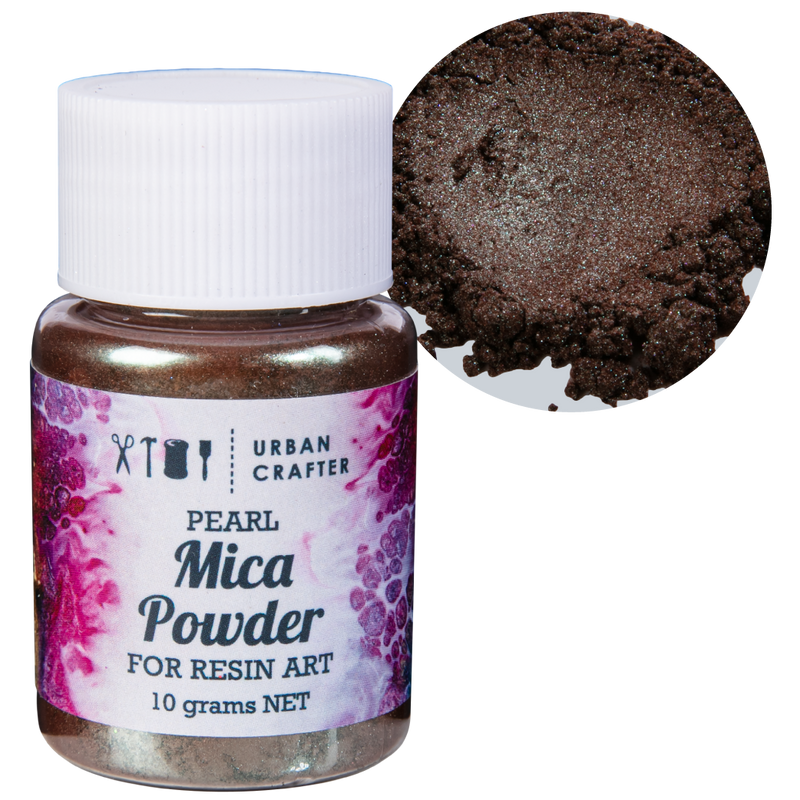 Light Gray Urban Crafter Mica Powder-Coffee 10g