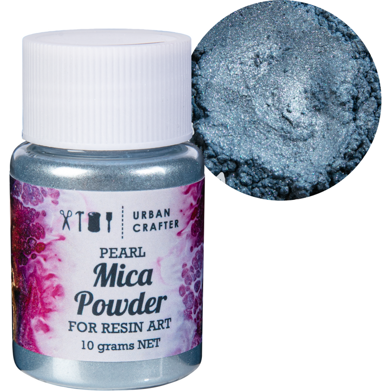 Light Gray Urban Crafter Mica Powder-Light Blue 10g Resin Craft