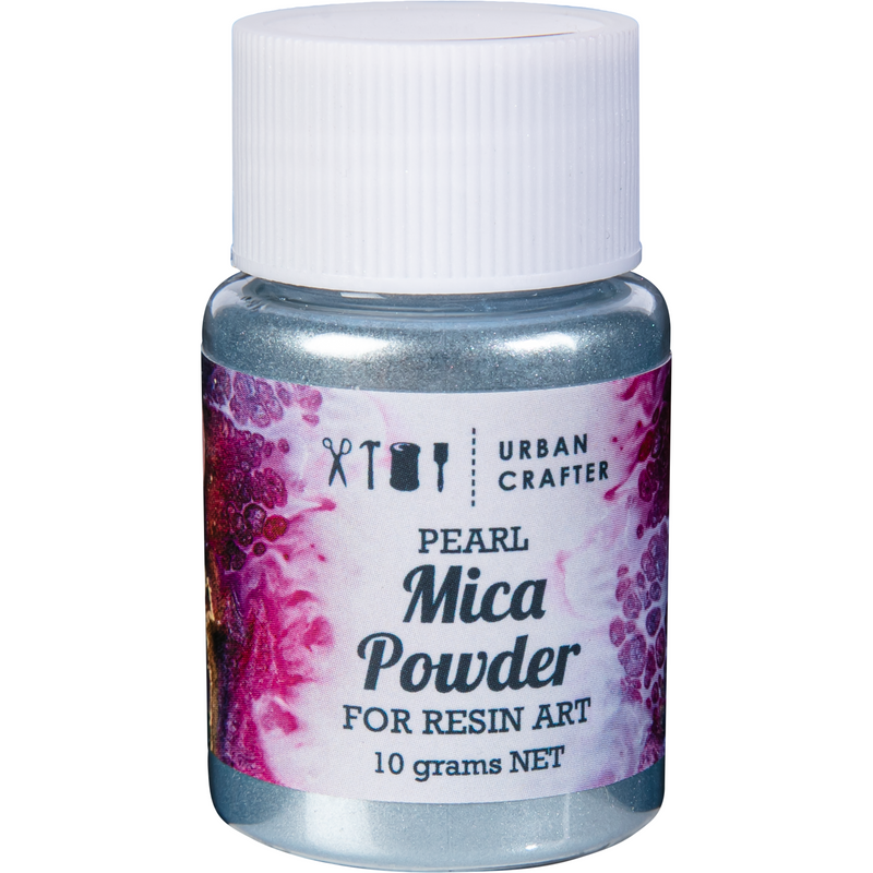 Light Gray Urban Crafter Mica Powder-Light Blue 10g Resin Craft