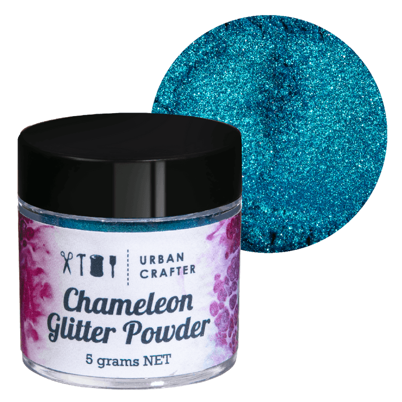 Dark Cyan Urban Crafter Chameleon Powder-Cyan 5g Resin Craft