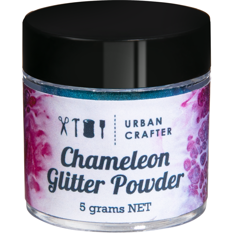 Lavender Urban Crafter Chameleon Powder-Cyan 5g Resin Craft