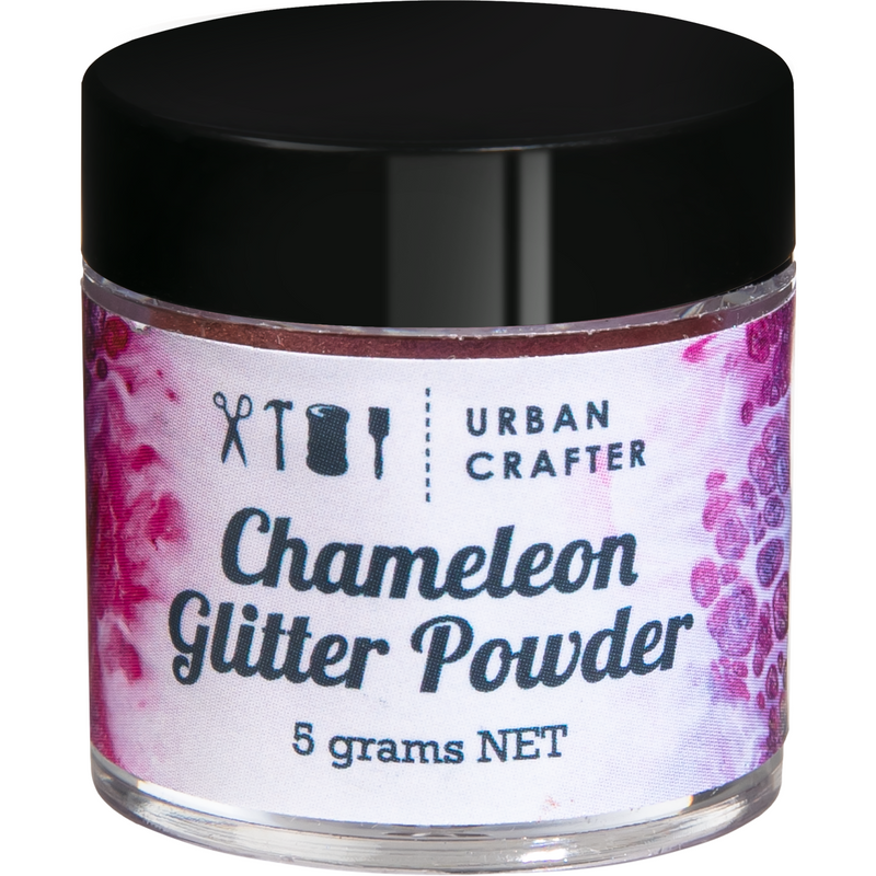 Black Urban Crafter Chameleon Powder-Fuchsia 5g Resin Craft