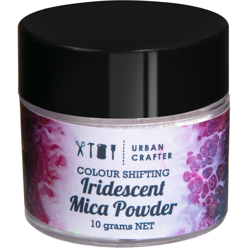 Thistle Urban Crafter Iridescent Colour Shifting Micas Pigment -Iridescent Blue Pearl 10g Resin Dyes Pigments and Colours