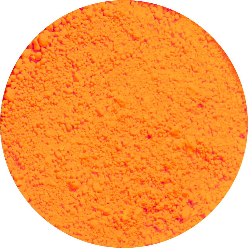 Dark Orange Urban Crafter Fluro Micas Pigment -Orange Yellow 10g Resin Craft