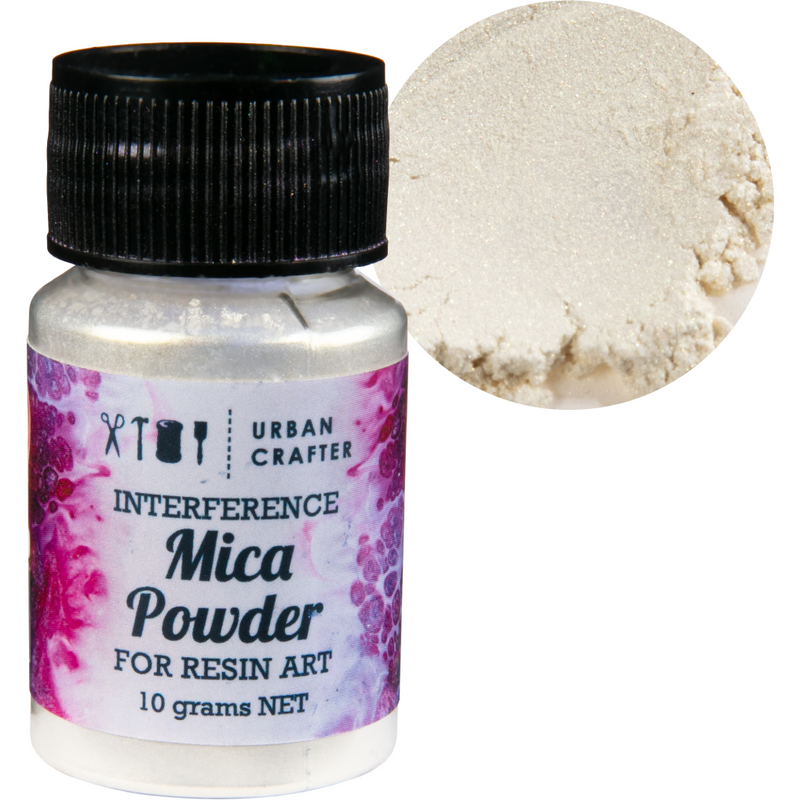 Light Gray Urban Crafter Interference Mica Powder-Interference Gold 10g Resin Craft