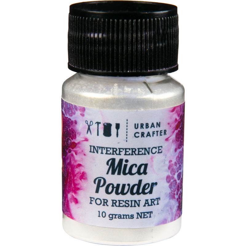 Black Urban Crafter Interference Mica Powder-Interference Gold 10g Resin Craft