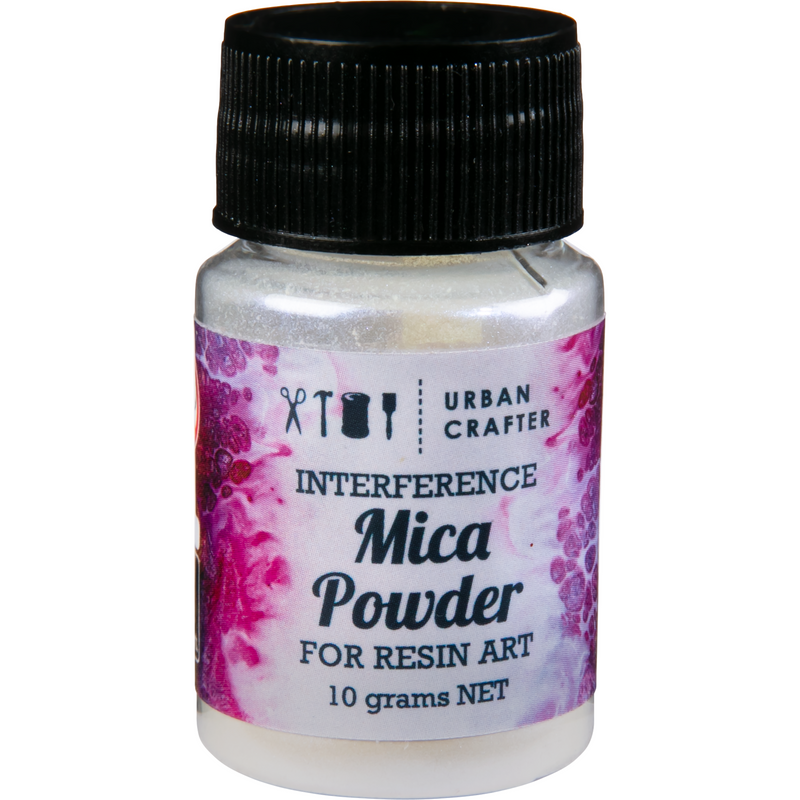 Black Urban Crafter Interference Mica Powder-Interference Blue 10g Resin Craft