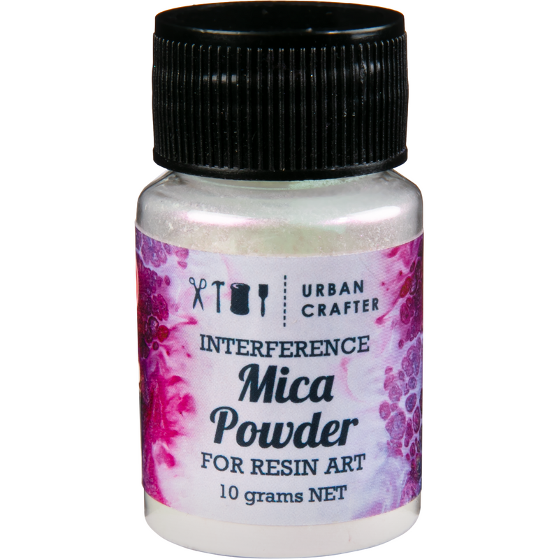 Black Urban Crafter Interference Mica Powder-Interference Violet 10g Resin Craft