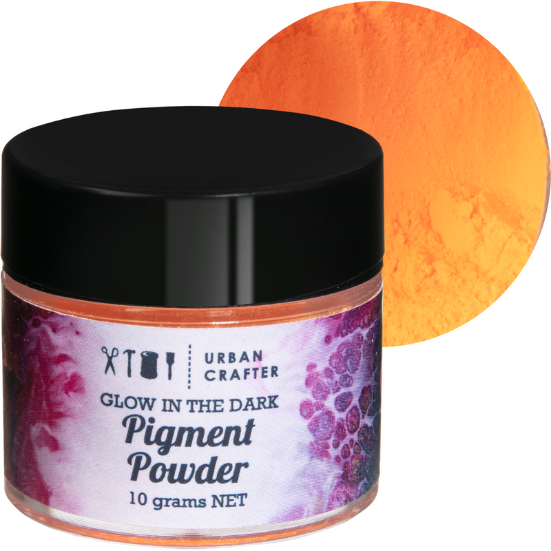 Coral Urban Crafter Glow In The Dark Pigment-Orange 10g