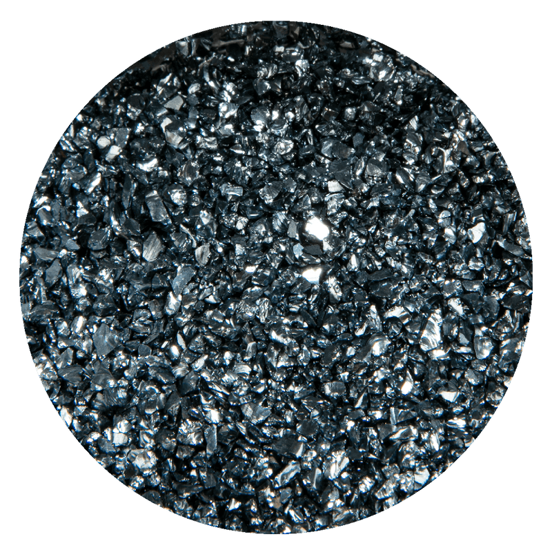 Dark Slate Gray Urban Crafter Crushed Broken Glasses-Blue 100g Resin Craft