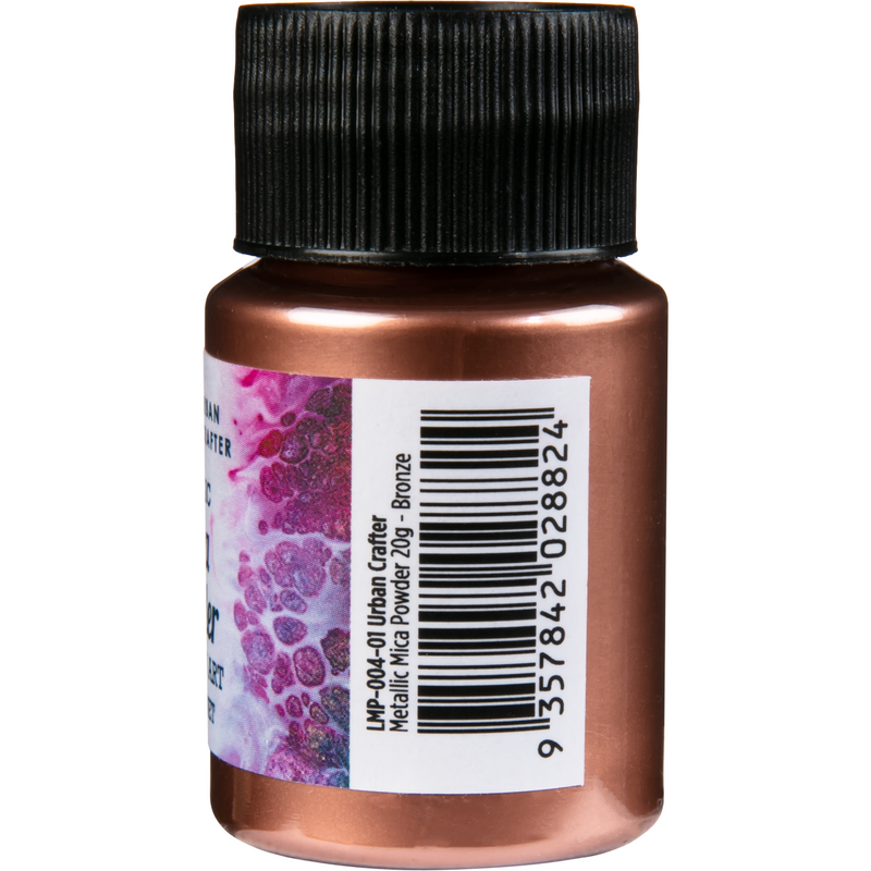 Thistle Urban Crafter Metallic Powder Colours-Bronze 20ml Resin Craft