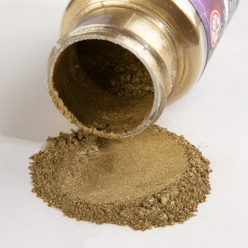 Light Gray Urban Crafter Metallic Powder Colours-Antique Gold 20ml Resin Craft