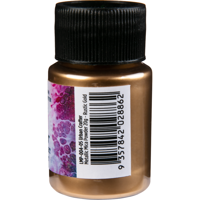 Thistle Urban Crafter Metallic Powder Colours-Rustic Gold 20ml Resin Craft