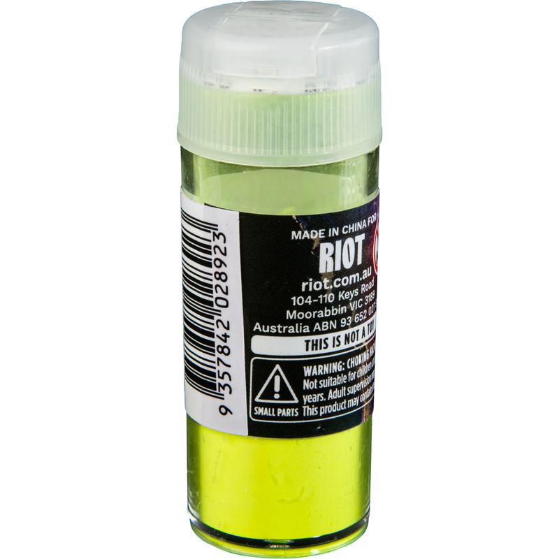 Black Urban Crafter Glow In The Dark Pigment-Yellow 10g Resin Craft