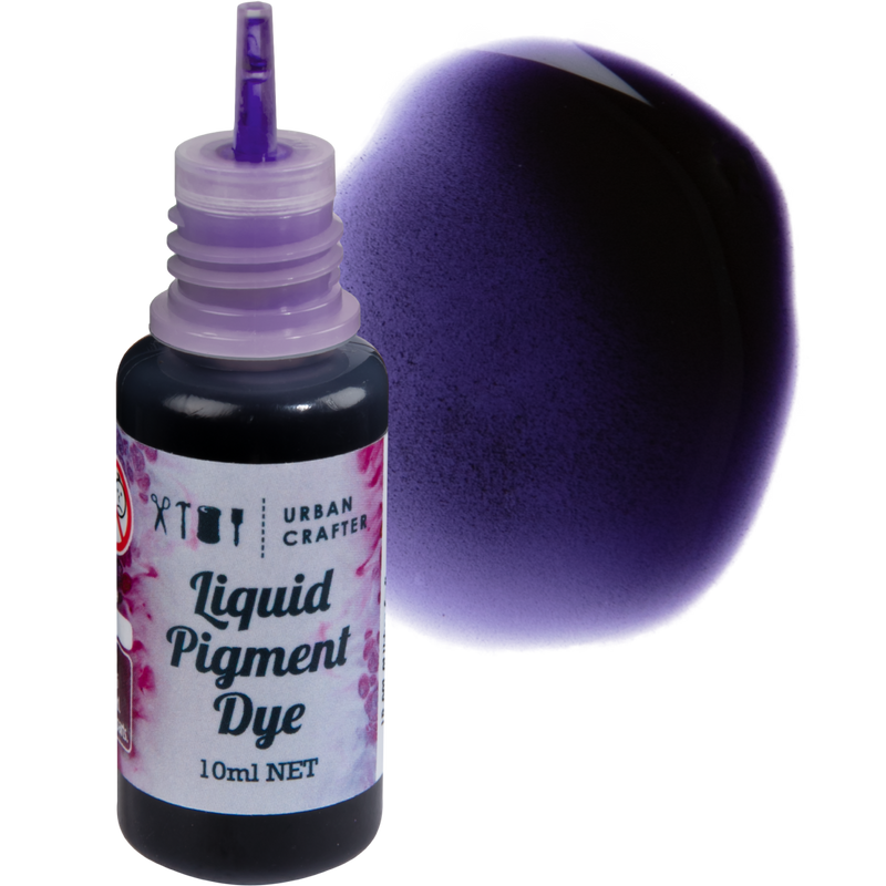 Dark Gray Urban Crafter Liquid Pigment Dye-Purple 10ml Resin Craft