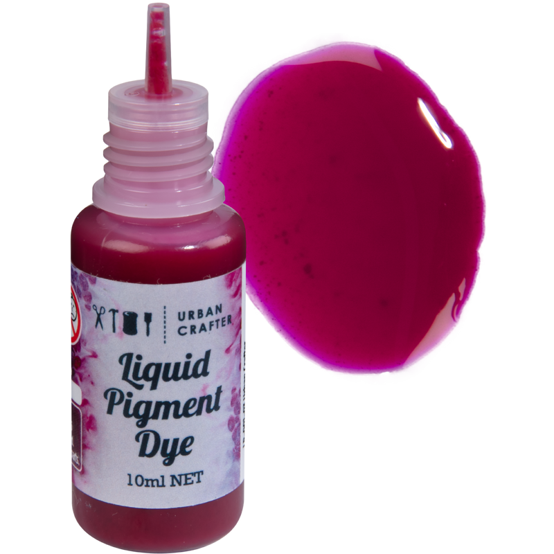 Brown Urban Crafter Liquid Pigment Dye-Rose Red 10ml Resin Craft