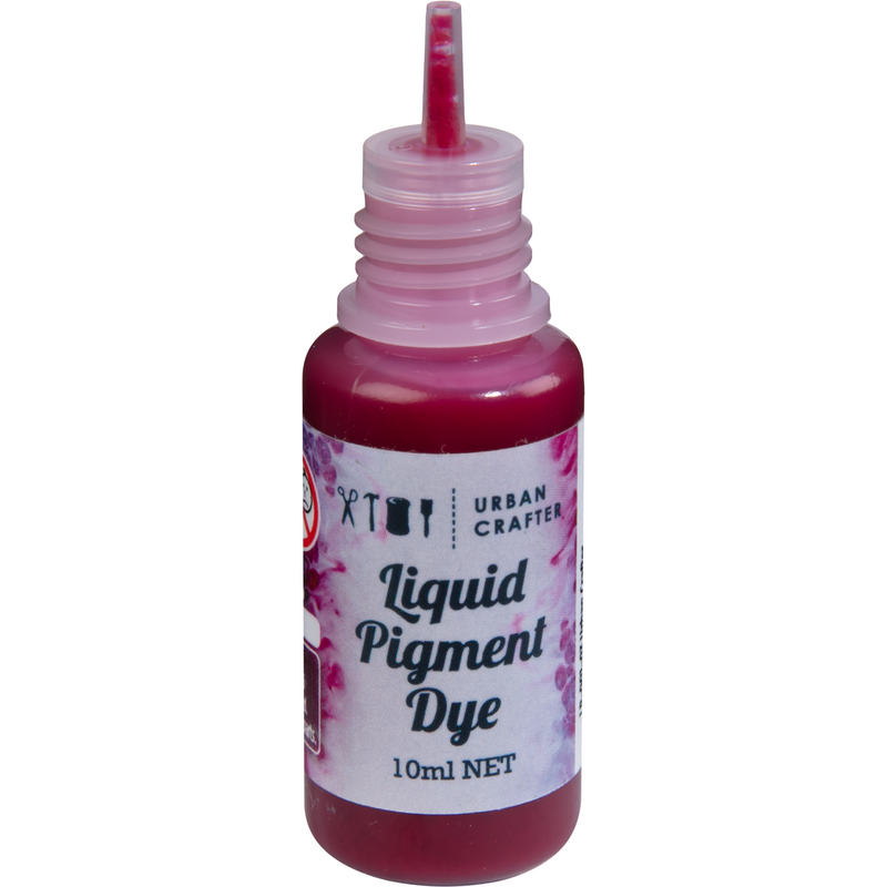 Dark Gray Urban Crafter Liquid Pigment Dye-Rose Red 10ml Resin Craft