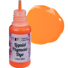 Coral Urban Crafter Liquid Pigment Dye-Orange 10ml Resin Craft