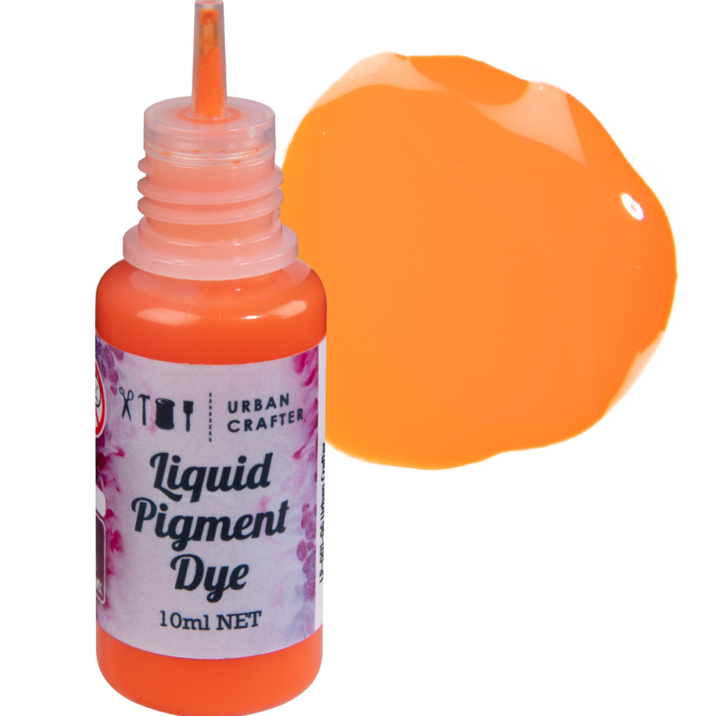 Coral Urban Crafter Liquid Pigment Dye-Orange 10ml Resin Craft