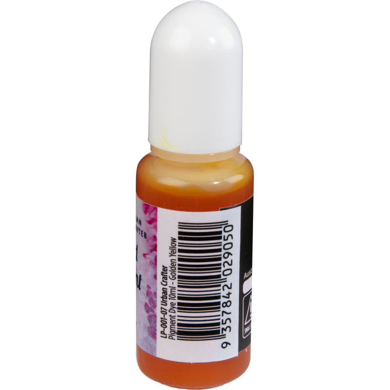 Light Gray Urban Crafter Liquid Pigment Dye-Golden Yellow 10ml Resin Craft