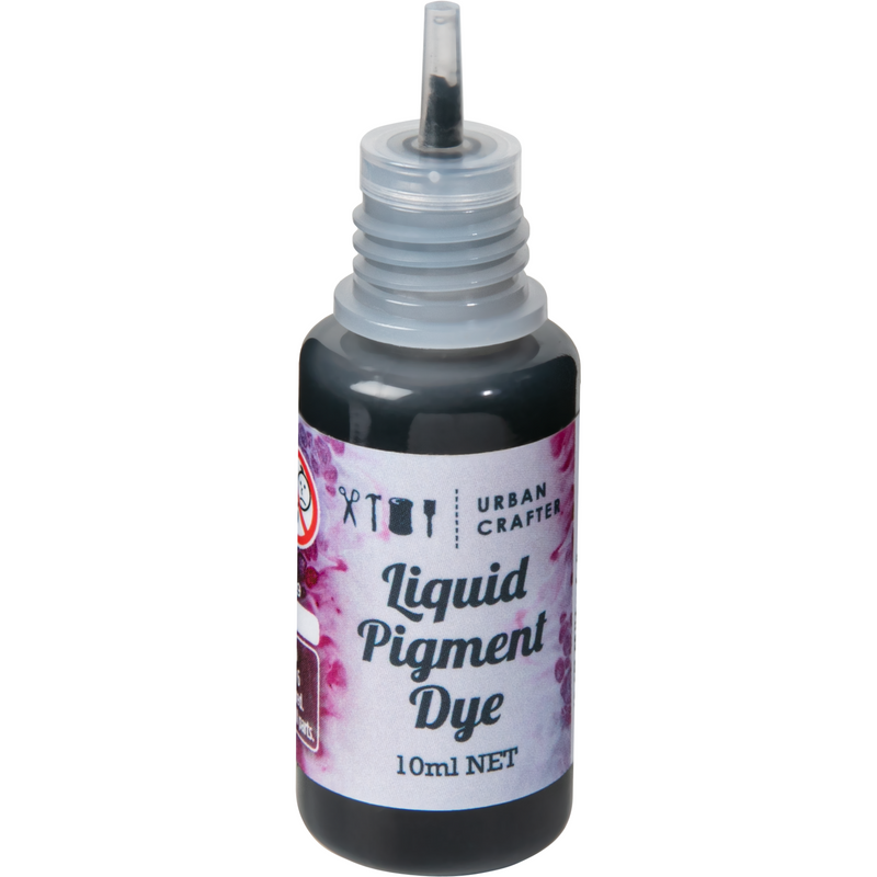 Gray Urban Crafter Liquid Pigment Dye-Black 10ml Resin Craft