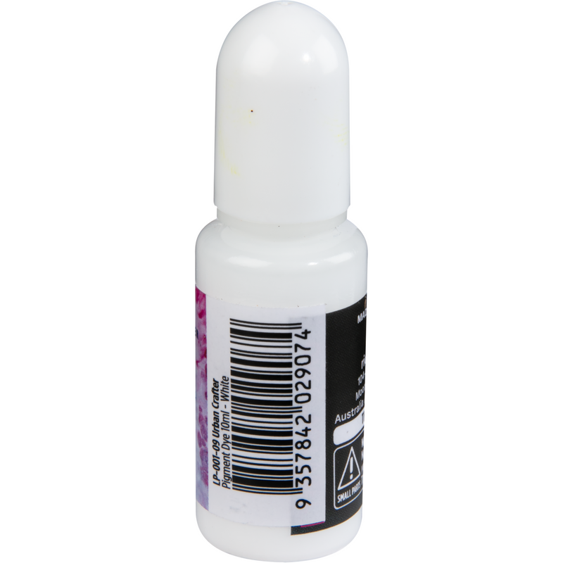 Light Gray Urban Crafter Liquid Pigment Dye-White 10ml Resin Craft