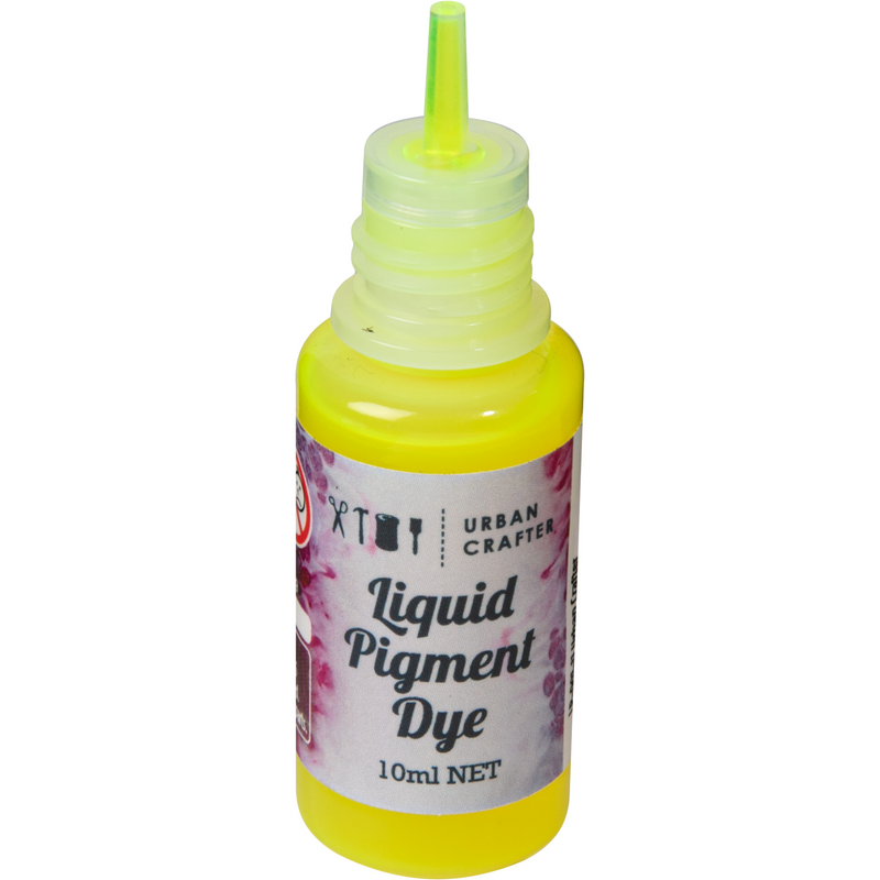 Gray Urban Crafter Liquid Pigment Dye-Lemon Yellow 10ml Resin Craft