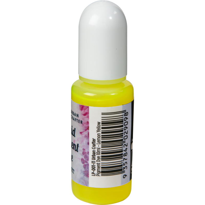 Gray Urban Crafter Liquid Pigment Dye-Lemon Yellow 10ml Resin Craft